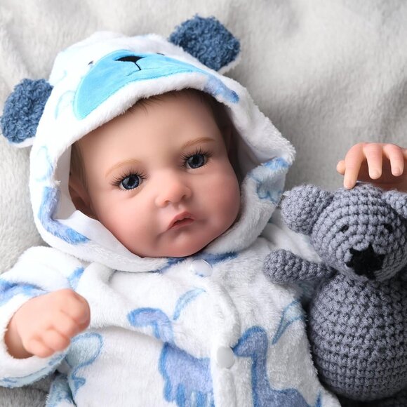 🆕20Inch Cute Soft Vinyl Realistic Baby Doll Elijah Boy Real Life Baby Dolls - Picture 2 of 7